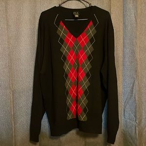 🌺 Jos. A. Bank men’s argyle sweater